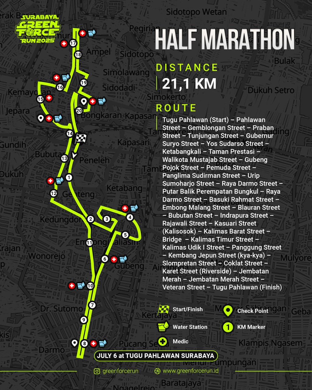Barang Panas! Berikut Rute Seru Green Force Run 2025