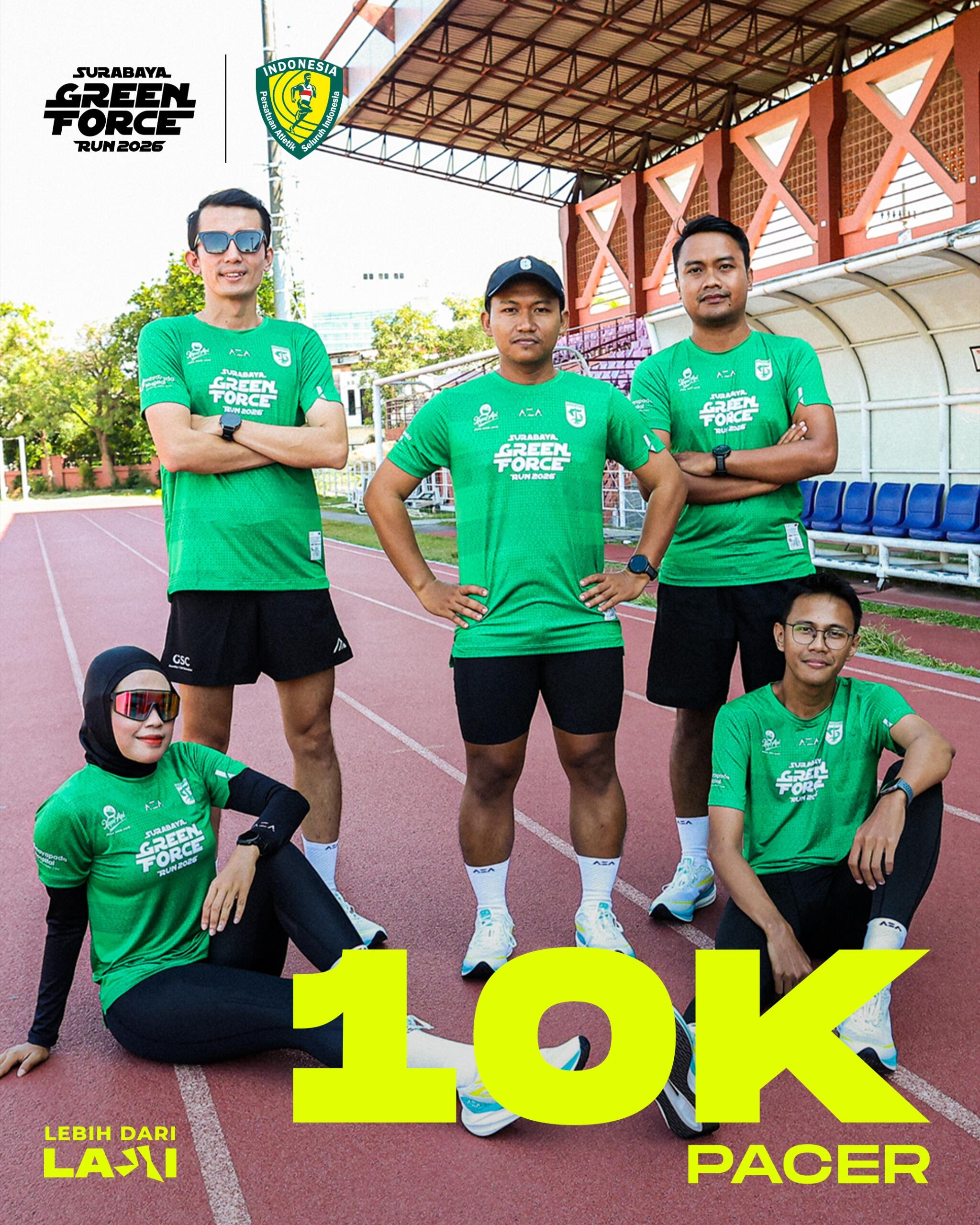 Selamat Bertugas! Yuk Kenalan Sama Pacer Surabaya Green Force Run 2026