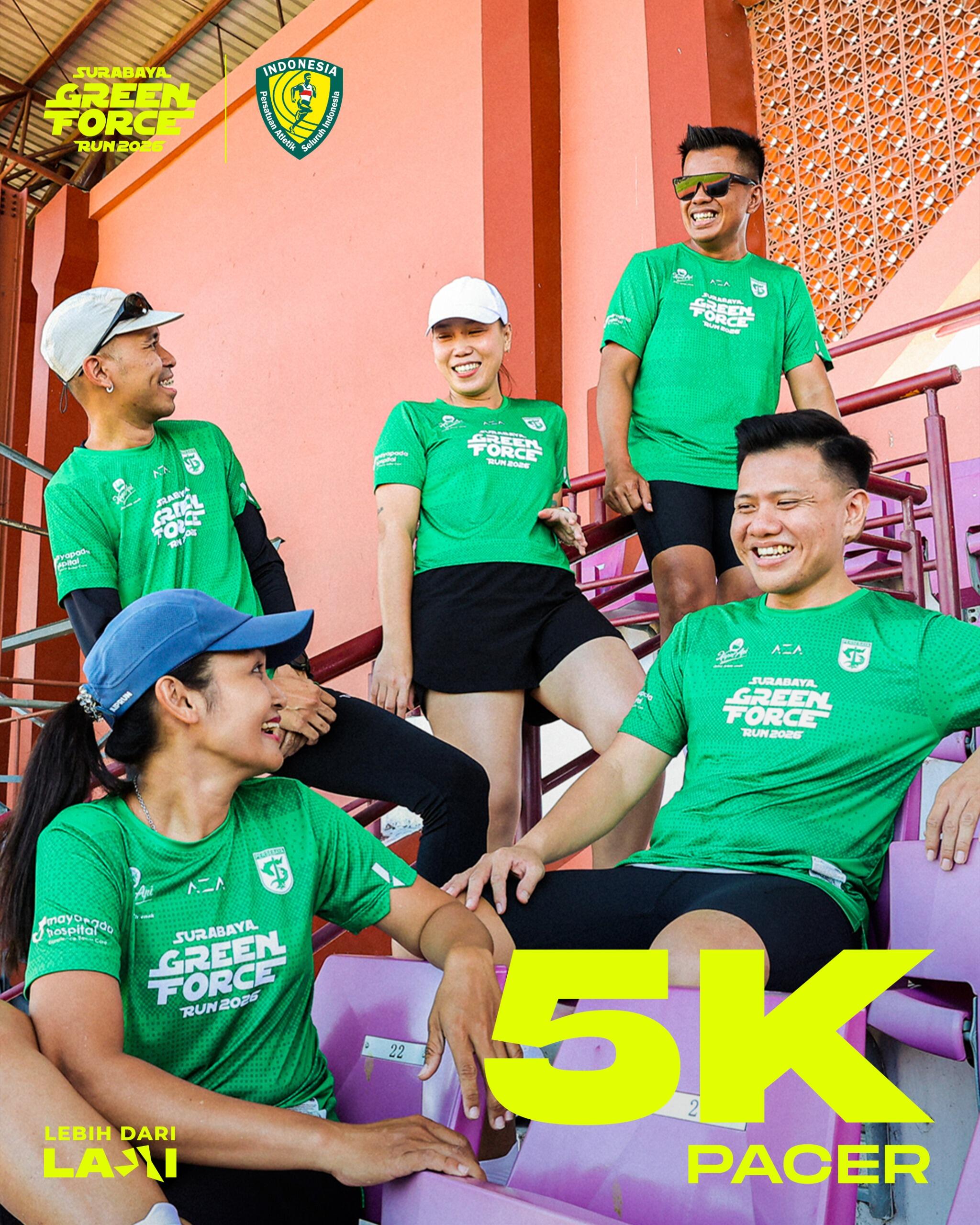 Selamat Bertugas! Yuk Kenalan Sama Pacer Surabaya Green Force Run 2026
