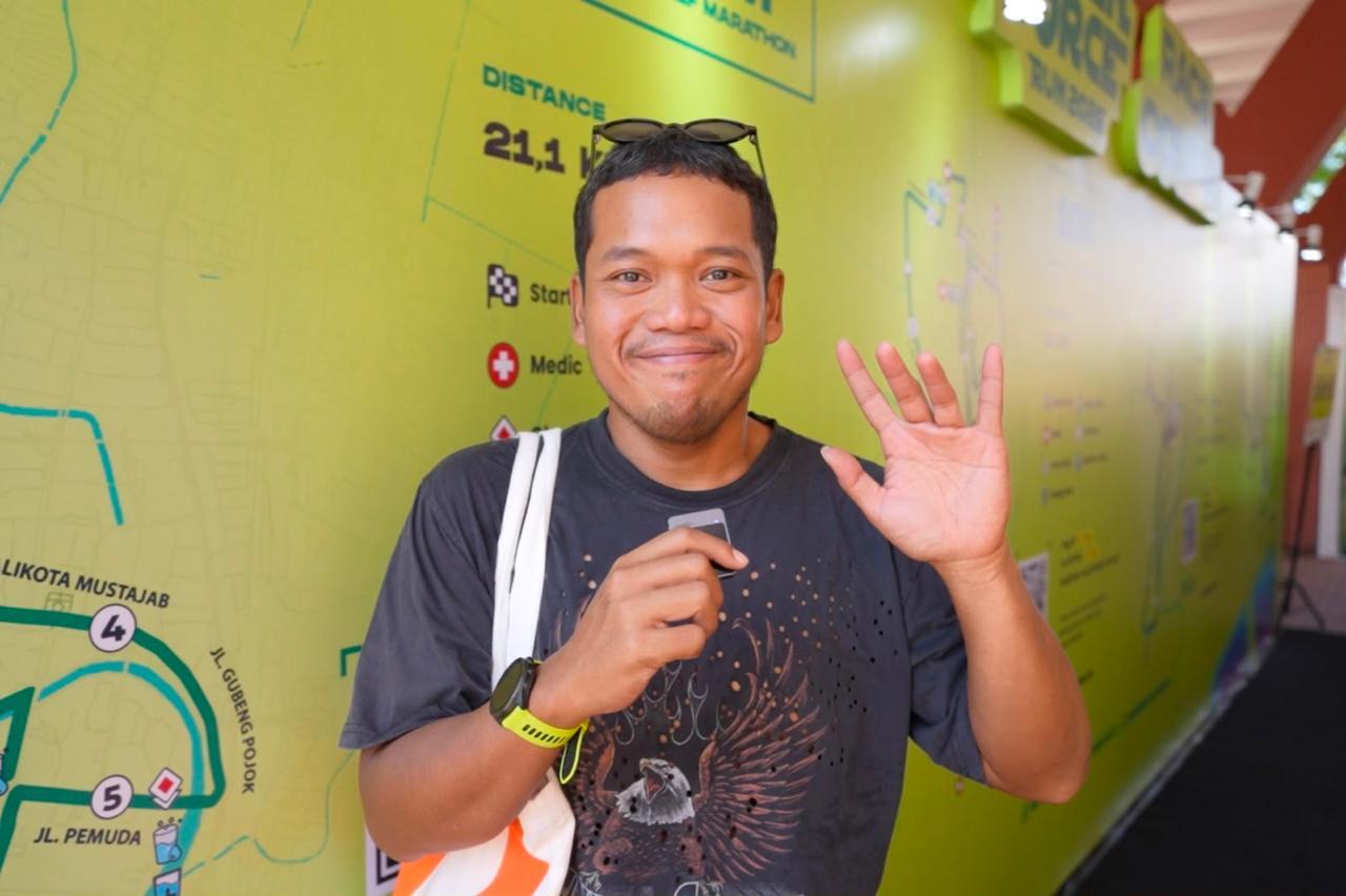 Gendut berlari
